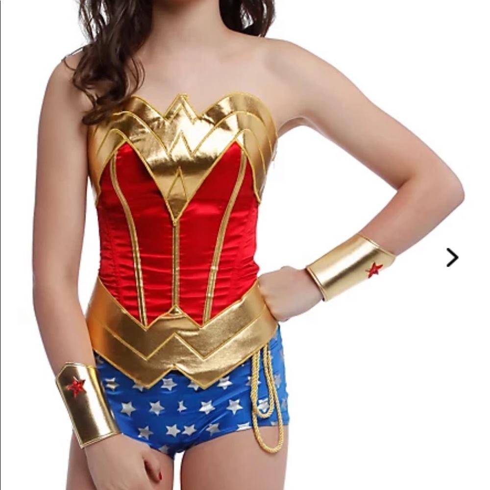 Wonder Woman Corset and Bottoms
